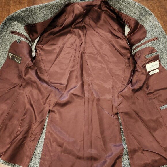 Suitsupply men's gray wool pant suit in size 48 - Picture 4 of 16